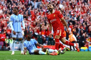 B体育-萨拉赫：阿森纳现在是夺冠热门，他们的球员已经合作了五年