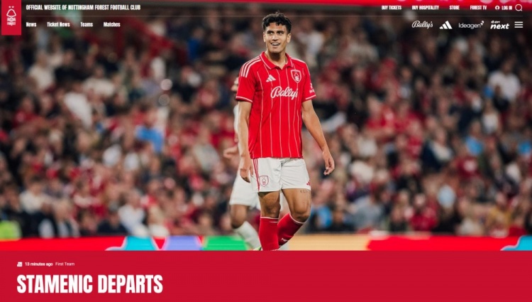 B体育下载-诺丁汉森林官方宣布斯特梅克转会英冠斯旺西